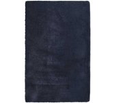 Alfombra de pelo largo navarra azul marino 130x200 cm poliéster