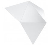 Sollux solido - aplique de 2 luces blanca, g9