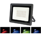 Proyector led ip65 100w rgb 230v mando a distancia incluido control de varios proyectores