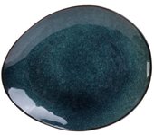Plato gres azul 22 cm