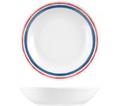 6x plato de porcelana decorado h&h océano 20 cm