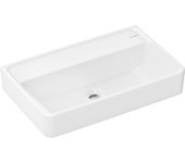 Hansgrohe xanuia q lavabo compacto, sin agujero para grifo, sin rebosadero, 600x370mm, blanco, 60216450