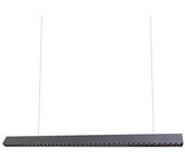 Iluminashop lampara de techo led 40w lineal black osram 120 lm/w cri 90 ugr 19 blanco calido 3000k