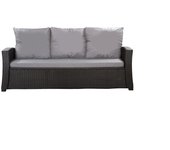 Cojines para sofá de exterior grises cojines para sofá cojines para banco de jardín de 2-3 plazas 140x60x50cm cojines para muebles de poliratán-mix