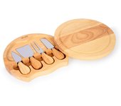 Ibili - set de 4 cuchillos para queso con tabla de corte incluida