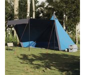 Tienda de campaña familiar tipi 6 personas impermeable azul v6842 unico / azul