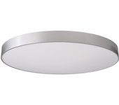 Menkar 800 lámpara de techo redonda led 95w cct 3000k 4000k lámpara 80cm lámpara de techo tienda oficina salón dormitorio 230v color plata
