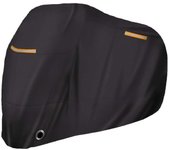 245x105x 125cm (negro, tiras reflectantes) - cubierta de motocicleta cubierta de motocicleta cubierta impermeable cubierta de motocicleta