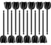 Paquete de 12 brocas mezcladoras de resina para pintura, accesorios para todos los taladros de 1/4 de pulgada