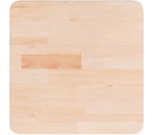 Tablero de mesa cuadrada madera de roble sin tratar 40x40x2,5cm