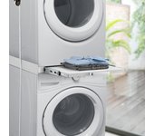 Kit de unión buxton para lavadoras y secadoras con encimera 8x60x60cm - blanco [en.casa]