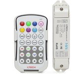 Controlador rgb m7 pro mando a distancia 12-24vdc 108-216w