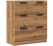 Aparador | aparador de comedor | armario de cocina de madera de ingeniería roble artisan 60x30x70 cm cfw53416