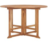 Mesa de comedor de jardín plegable - 110x75 cm madera maciza de teca