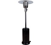 Estufa de exterior de gas butano mercalor de color negro para terraza con ruedas 13kw