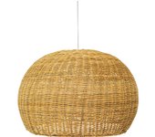 Lámpara colgante de ratán natural estilo boho bali - vin