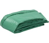 Alfombrilla de seguridad cama elástica redonda 3,05m verde pe cfw167764