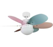 Ventilador de techo orion ac 1xe27 multicolor pastel