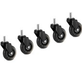 Ruedas para silla de oficina - 5 unidades