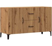 Aparador | aparador de comedor | armario de cocina de madera de ingeniería roble artisan 100x36x60 cm cfw97143