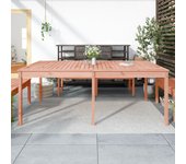 Vidaxl mesa de jardín madera maciza de abeto douglas 203,5x100x76 cm