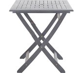 Mesa de jardín plegable 120x70x75 cm madera maciza de acacia
