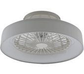 Lindby led ventilador de techo mace, blanco, silencioso, cct, ventilador