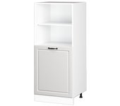Vicco armario para horno empotrado r-line, blanco casa de campo, 60 cm