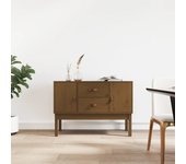 Aparador | aparador de comedor | armario de cocina madera maciza de pino marrón miel 110x40x78 cm cfw55633
