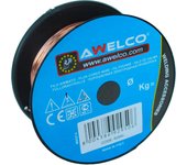 Bobina de alambre con núcleo d 0,9 mm sin gas 200 g