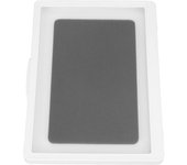 Soporte para teléfono de ducha, impermeable, giratorio, antivaho, fácil de montar, funda para tableta de baño para baño (blanco)