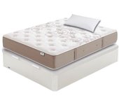 Pack colchón flex ensacado visco supreme flex 105x200 + canape abatible madera 19 blanco + almohada