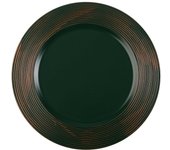 Bajo plato versa verde plástico 33 x 33 cm