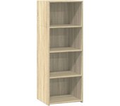 Aparador alto | aparador de comedor | armario de cocina madera de ingeniería roble sonoma 45x41x124 cm cfw75651