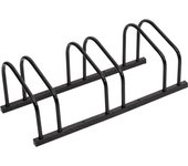 Portabicicletas para 3 bicicletas, acero negro.