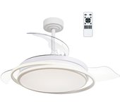 Ventilador led con aspas plegables antila blanco 60w 4000 lm cct