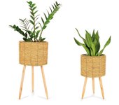 S/2 soporte plantero totora ø30x58
