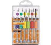 Vessel set di cacciaviti di precisione td-56s / +0, 00, 000, 000, -0.7, -0.9, claire
