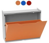 Zapatero de plastico artplast 51x17x41cms azul