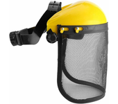 Casco de seguridad con visera de malla completa para deforestación y tala en protección forestal y agrícola