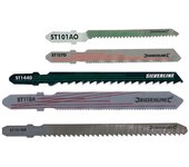 Silverline - juego de cuchillas para sierra de calar, 10 pzas madera/metal, 10 pzas