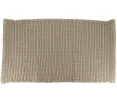 Tendance - alfombra mimética poliéster algodón trenzado 50x90 cm - topo