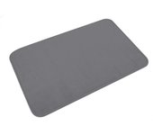 Douceur d'intérieur tappeto da bagno microfibra 45x75cm, cotone, grigio, 80 x 150 cm