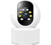 Cámara de vigilancia interior, rotación panorámica, visión nocturna, audio bidireccional, detección pir, seguimiento, wi-fi, app