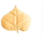 Cojin hoja mostaza 40x40 cm