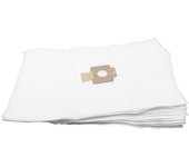 Vhbw 10x bolsa reemplaza nilfisk 107401157 para aspiradora - vellón micro, 79 cm x 50,5 cm blanco