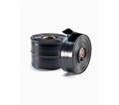 Manguera plana plastocanal | 1500 galgas | negra | precio por rollos | rollo 100 m (100 mm)
