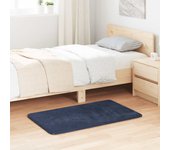 Alfombra de pelo largo navarra azul marino 60x100 cm