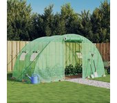 Vidaxl invernadero con estructura de acero verde 8 m² 4x2x2 m