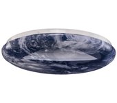 Plafón led orbi de lindby, 38 cm, azul/blanco, plástico, lámpara led, plafón led, lámpara de techo